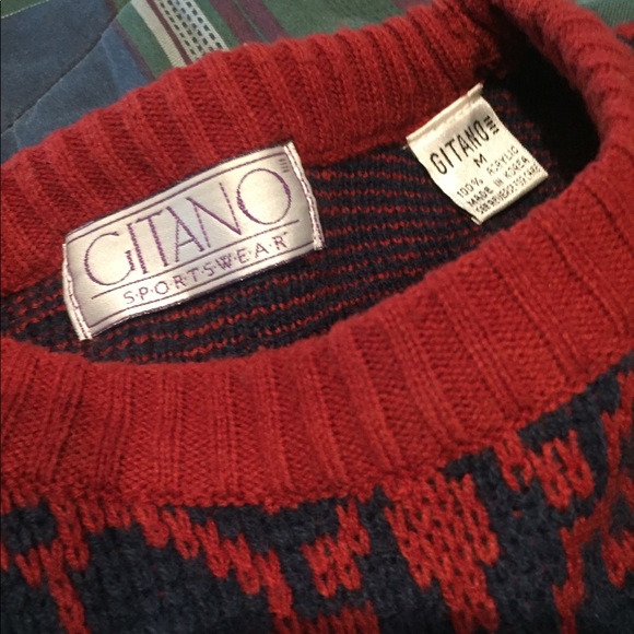 Vintage Sweater - Gitano Sportswear - Men’s Large - Picture 5 of 5
